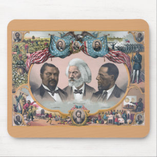 Black History Icons: With Frederick Douglass Mouse Pad
