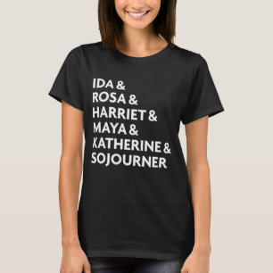Black History - Inspirational Black Women in Histo T-Shirt