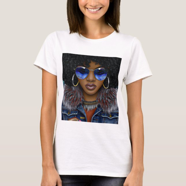 Black History & International Womens Month T-Shirt (Front)