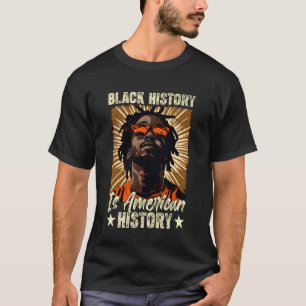 Black History is American History African Men Boys T-Shirt