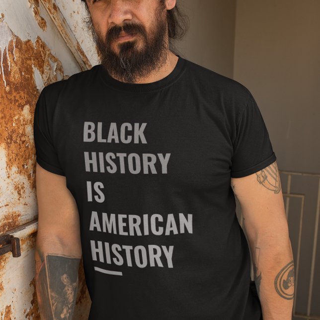 Black History Is American History – Bold Statement Tri-Blend Shirt (Creator Uploaded)