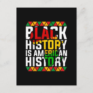 Black History Is American History Patriotic Enclosure Card