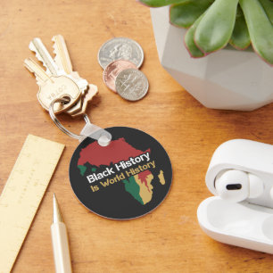 Black History Is World History Key Ring
