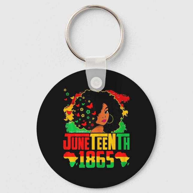 Black History Juneteenth Is My Independence Day Bl Key Ring (Front)