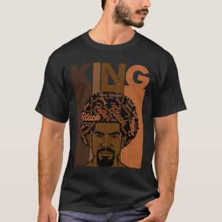 Black History King Father Melanin African American T-Shirt