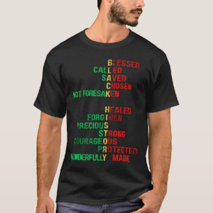 Black History Melanin Church Men Women Kids Boys G T-Shirt