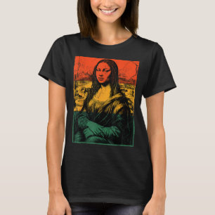 Black History Mona Lisa Afro Woman American Africa T-Shirt
