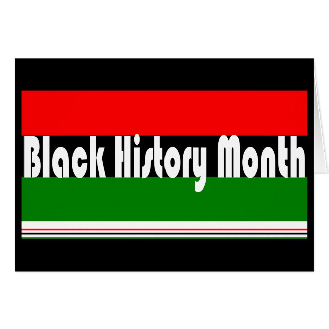 Black History Month (Front Horizontal)