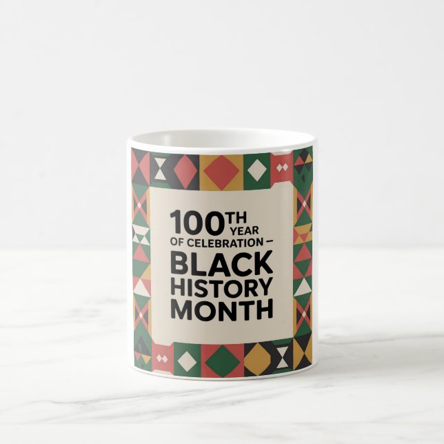 Black History Month – 100 Years of Celebration Coffee Mug (Center)