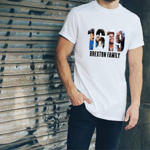 Black History Month 1691 Personalised Photo Frame T-Shirt