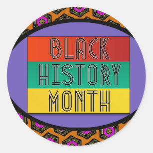 Black History Month 2021 Classic Round Sticker