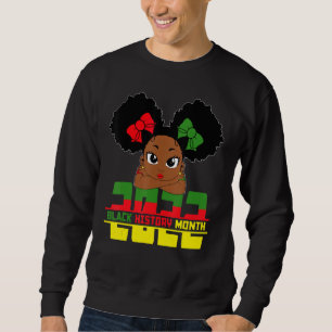 Black History Month 2022 24 7 365 Black Girl Melan Sweatshirt