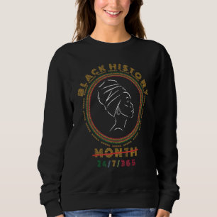 Black History Month 2022 Black History 247365 Mela Sweatshirt