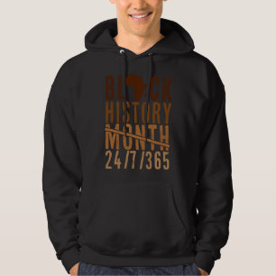 Black History Month 2022 Black History 365 Melanin Hoodie
