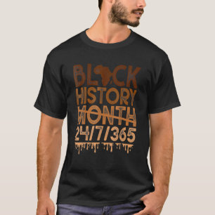 Black History Month 2022 Black History 365 Melanin T-Shirt