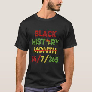 Black History Month 2022 Black History 365 Melanin T-Shirt