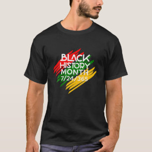 Black History Month 2022 Black History 365 Melanin T-Shirt
