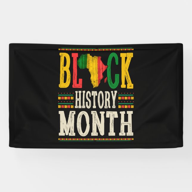 Black History Month 2022 Black History Melanin Banner (Horizontal)