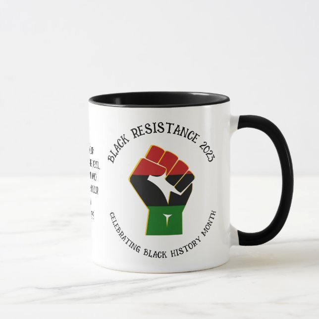 BLACK HISTORY MONTH 2023 Resistance Mug (Right)
