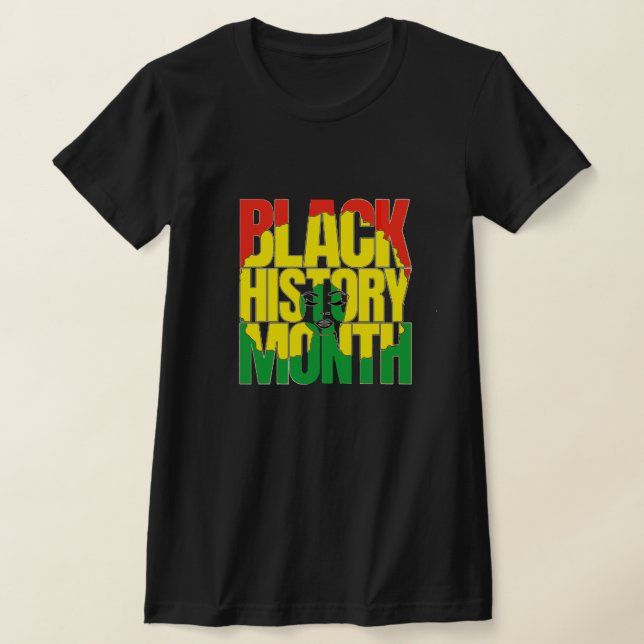 BLACK HISTORY MONTH 2026 T-Shirt (Laydown)