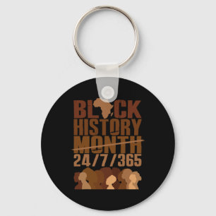 Black History Month 247365 African American Black Key Ring