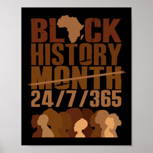 Black History Month 247365 African American Black Poster