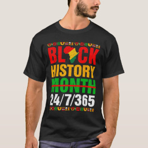 Black History Month 247365 African American Men Wo T-Shirt