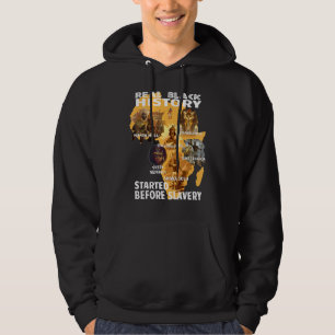 Black History Month 247365 African Melanin Black M Hoodie