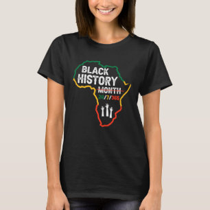 Black History Month 247365 African Melanin Black P T-Shirt