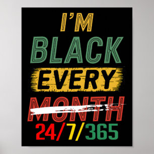 Black History Month 247365 African Melanin Pride A Poster