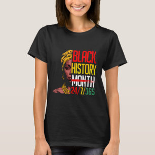 Black History Month 247365 African Melanin Pride A T-Shirt