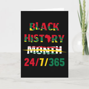 Black History Month 247365 Card