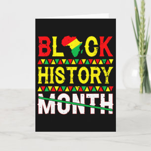 Black History Month 247365 Heritage Culture Black Card