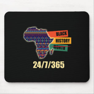 Black History Month 247365 Shirt Pride African Ame Mouse Pad
