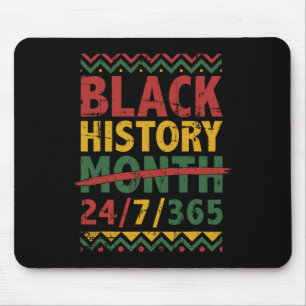 Black History Month 247365 With African Flag Mouse Pad