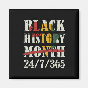 Black History Month 247365 With African Map Flag Magnet
