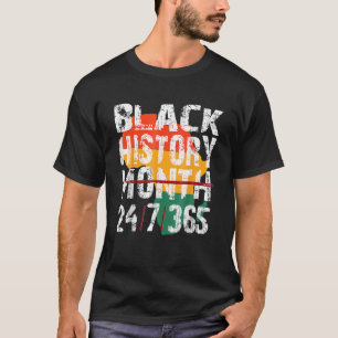 Black History Month 24/7/365 Africa For Men Women T-Shirt
