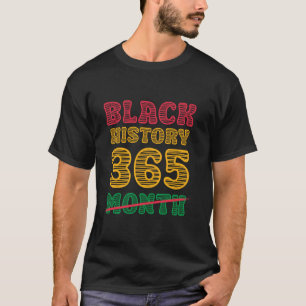 Black History Month 24 7 365 Black men Long Sleeve T-Shirt