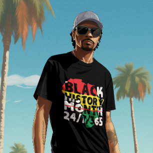 Black History Month 24 7 365 T-Shirt