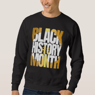 Black History Month 24 7 BHM African Pride Men Wom Sweatshirt
