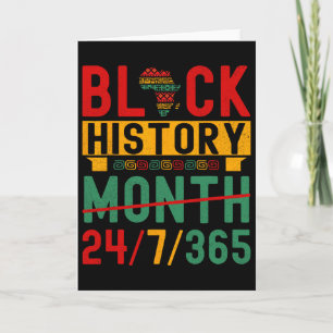 Black History Month 365 One Month Cant Hold Our Hi Card