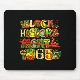 Black history month 365 retro cultural pride mouse pad
