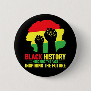 Black History Month 6 Cm Round Badge