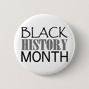 Black History Month 6 Cm Round Badge