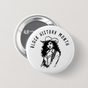 Black History Month  6 Cm Round Badge