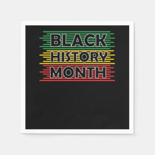 Black History Month Africa Flag (7) Napkin