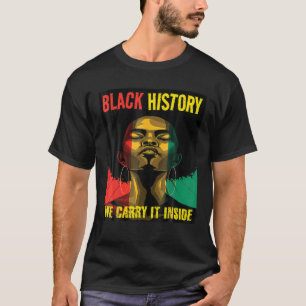 Black History Month African American Afro Women Te T-Shirt