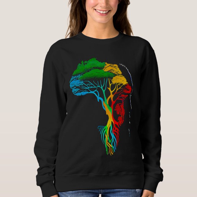 Black history month  African American Ancestors' r Sweatshirt (Front)