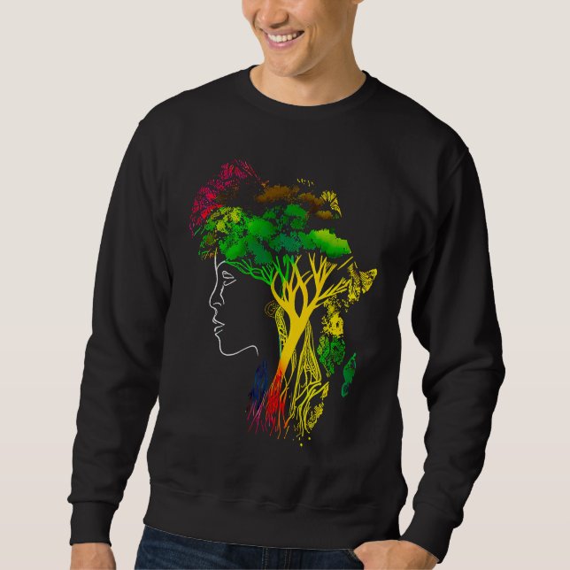 Black history month  African American Ancestors' r Sweatshirt (Front)