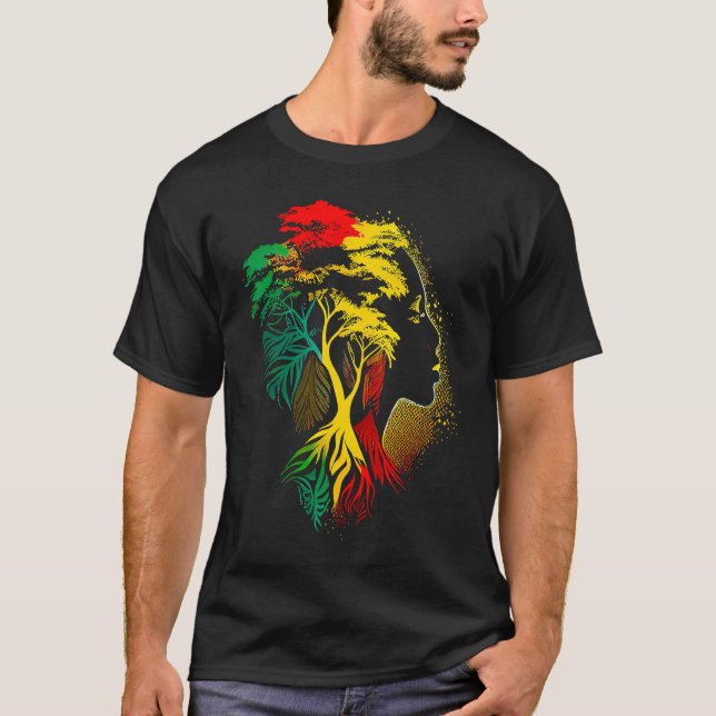 Black history month  African American Ancestors' r T-Shirt (Front)